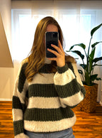 Pullover gestreift